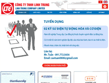 Tablet Screenshot of linhtrung.vn